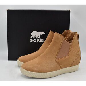 Sorel Women Size 9 Out N About Tawny Buff Slip On Wedge II Booties Boots Shoes